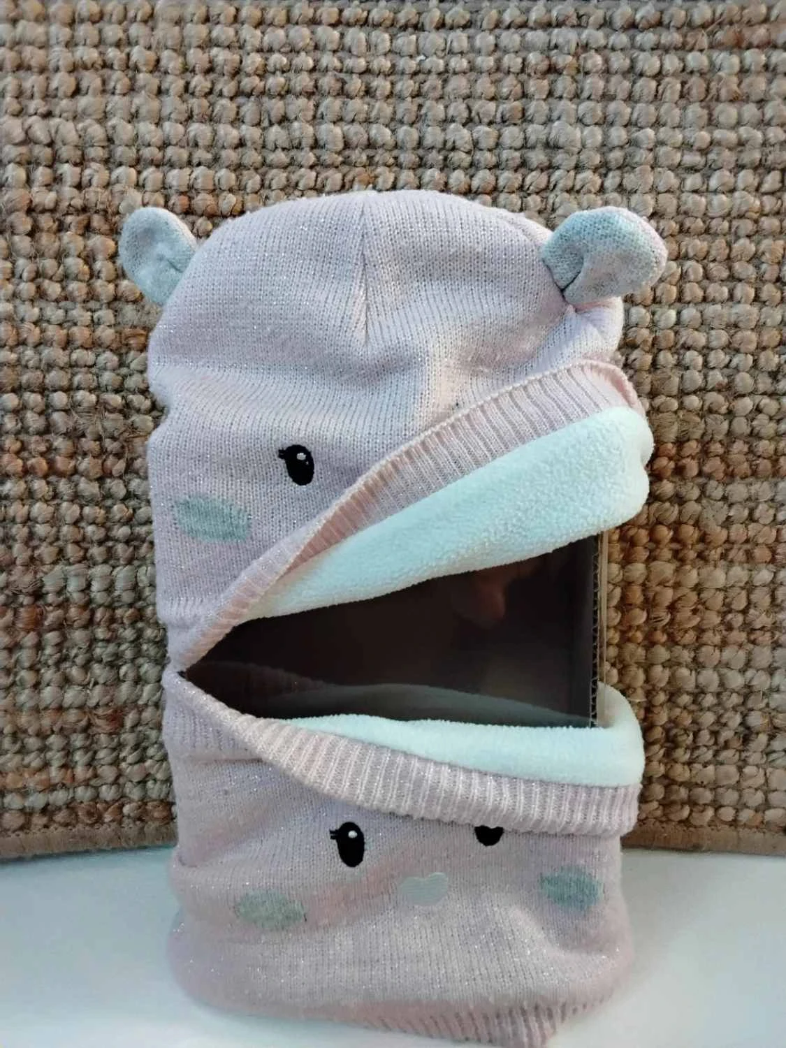 🌈Ensemble bonnet et snood doublé polaire Fille 18mois - 2ans – photo 7